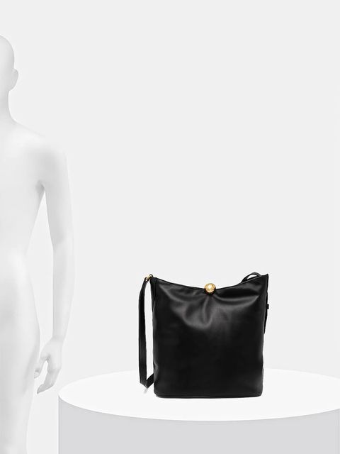 Furla torebka skórzana kolor czarny WB01691.BX3168.O6000