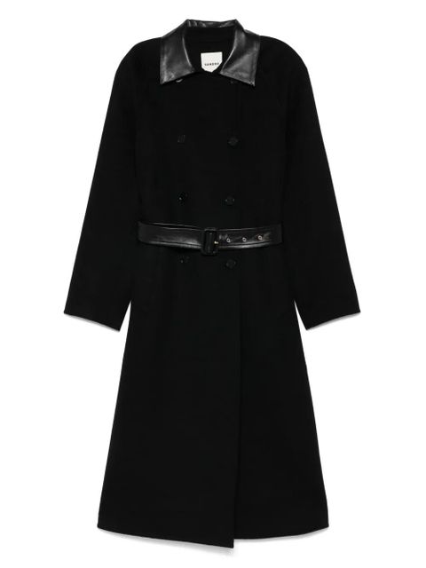 SANDRO double-breasted coat - Black - zdjęcie produktu nr 1