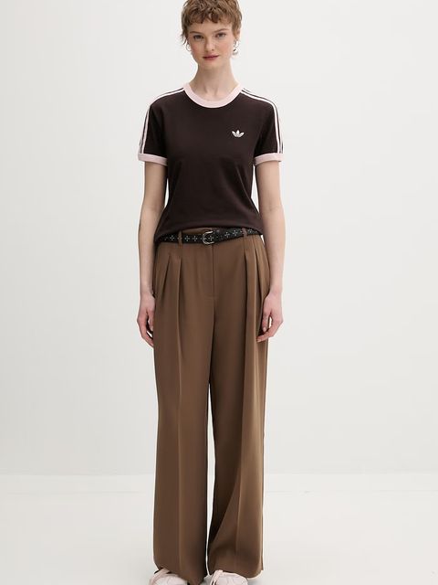 adidas Originals t-shirt damski bawełniany z elastanem - zdjęcie produktu nr 1