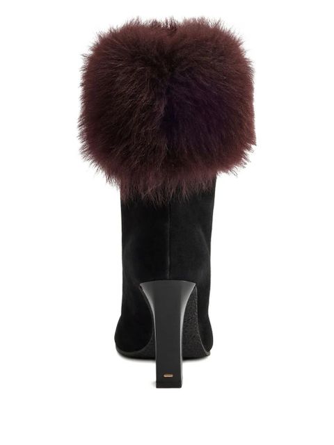 Giuseppe Zanotti 90mm Gstaad faux-fur boots - Black