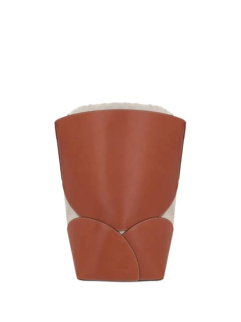 Jil Sander Curve shoulder bag - Brown - zdjęcie produktu nr 1