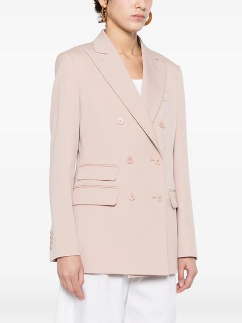 Max Mara Mxmegrege double-breasted pocket blazer - Pink