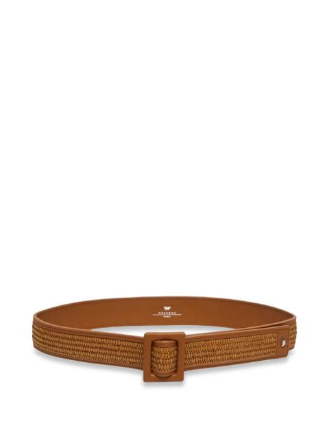 Weekend Max Mara raffia-effect belt - Neutrals - zdjęcie produktu nr 1