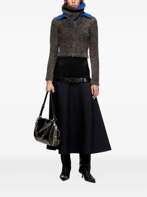 Diesel high-neck zip cardigan - Grey - zdjęcie produktu nr 2