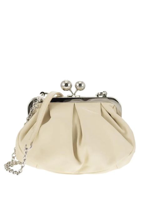 Weekend Max Mara chain leather clutch bag - Neutrals - zdjęcie produktu nr 1