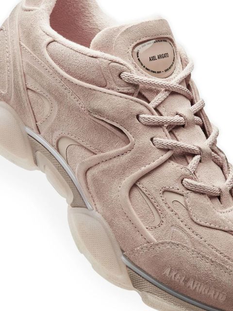 Axel Arigato suede panelled lace-up sneakers - Pink