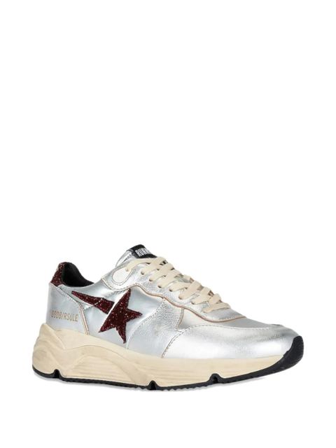 Golden Goose Running Sole "Silver/Bordeaux" sneakers - Grey - zdjęcie produktu nr 2