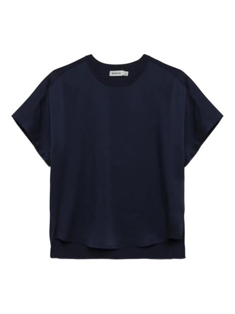 Simkhai Addy crew-neck short-sleeve T-shirt - Blue - zdjęcie produktu nr 1