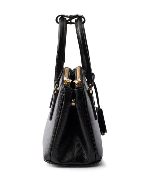 Prada mini Galleria leather tote bag - Black