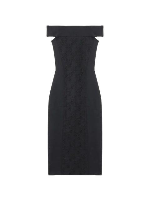Alexander McQueen off-shoulder dress - Black - zdjęcie produktu nr 1