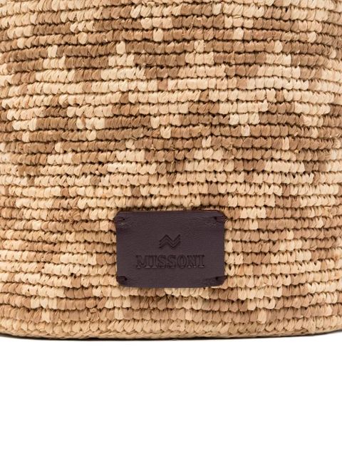 Missoni zig-zag bucket bag - Neutrals