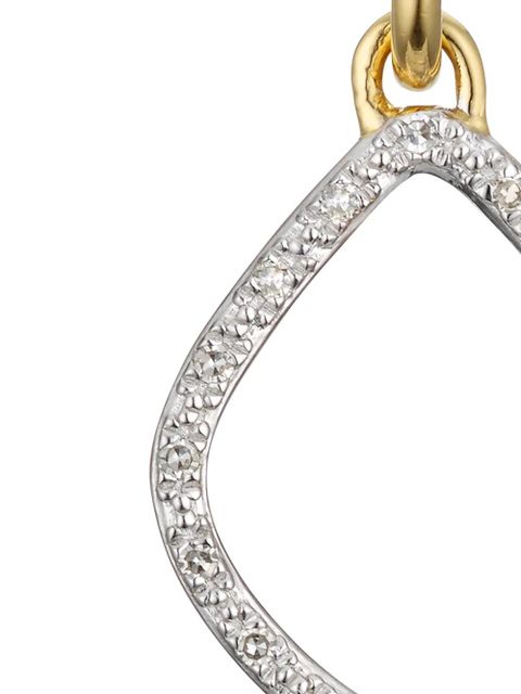 Monica Vinader Riva Kite diamond pendant charm - Gold