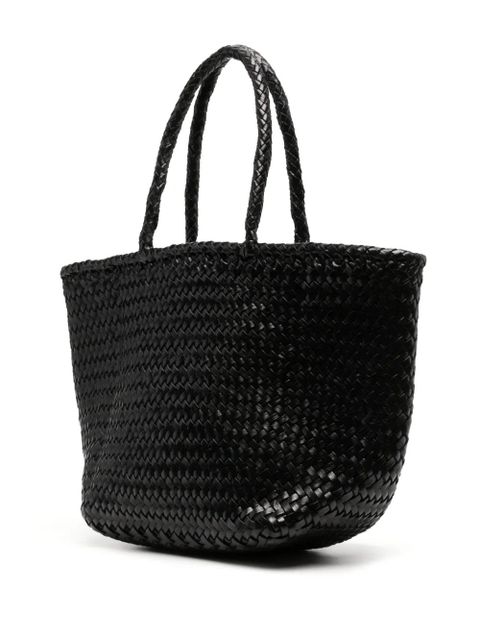 DRAGON DIFFUSION Grace Basket leather tote bag - Black