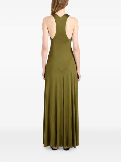 Proenza Schouler Naia V-neck maxi dress - Green