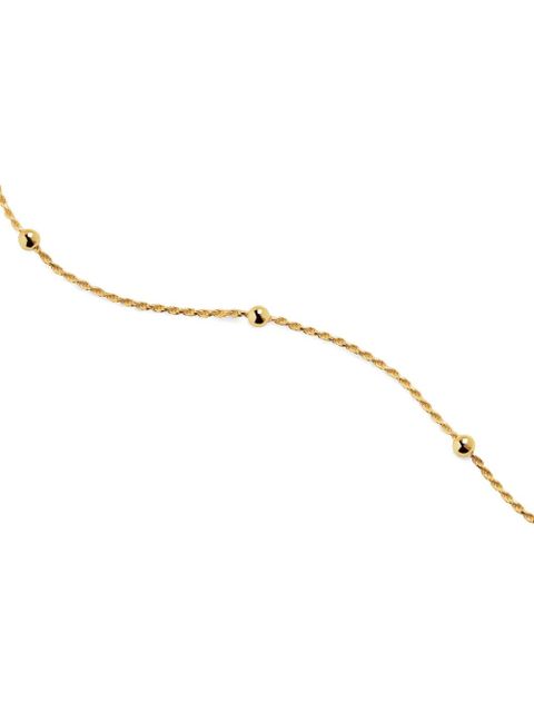 Monica Vinader beaded rope-chain necklace - Gold