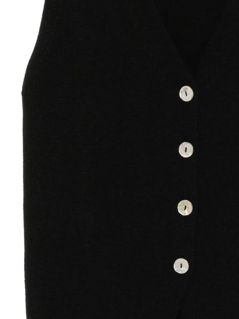 Reformation Linden vest top - Black - zdjęcie produktu nr 2