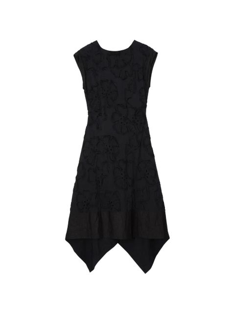 3.1 Phillip Lim floral asymmetrical midi dress - Black - zdjęcie produktu nr 1