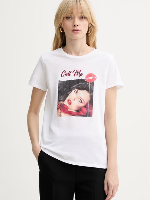 Guess t-shirt bawełniany - zdjęcie produktu nr 1