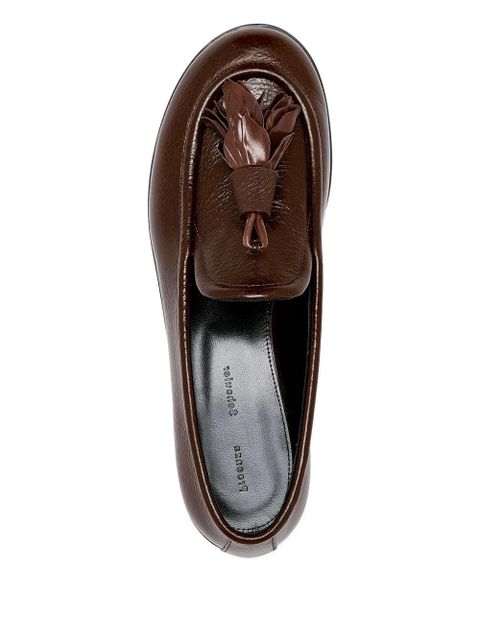 Proenza Schouler tassel leather loafers - Brown