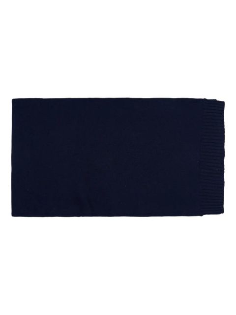 Jil Sander merino wool scarf - Blue - zdjęcie produktu nr 1