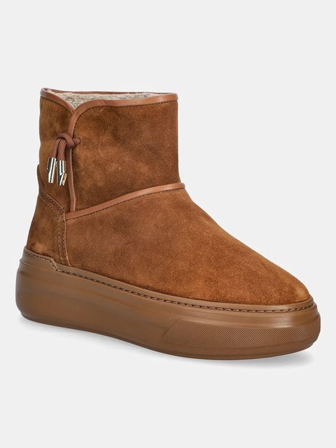 Furla śniegowce zamszowe Nuage Snow Boot kolor brązowy YK30NUA BX4212 RY000 - zdjęcie produktu nr 1