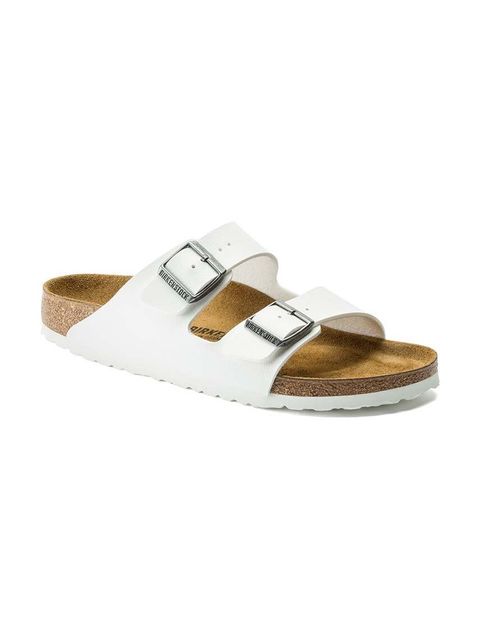 Birkenstock klapki Arizona BF damskie kolor biały 552683
