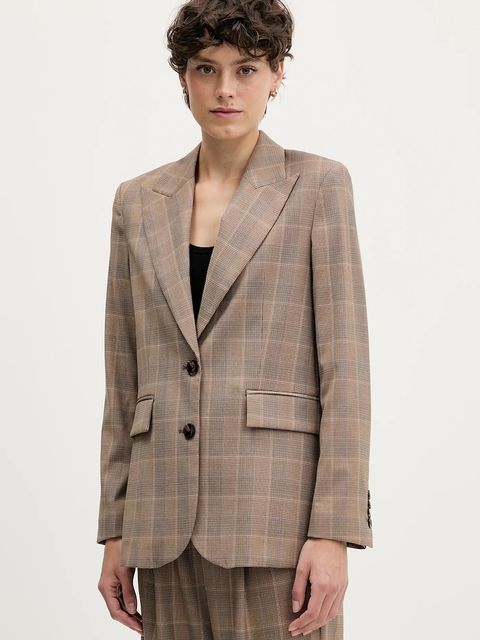 Sisley marynarka kolor beżowy 2L0SLW03F - zdjęcie produktu nr 1