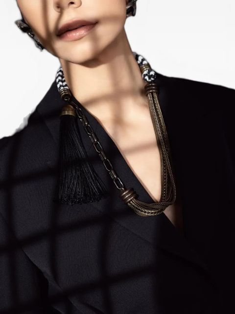 Lanvin Vita Short tassel necklace - Silver