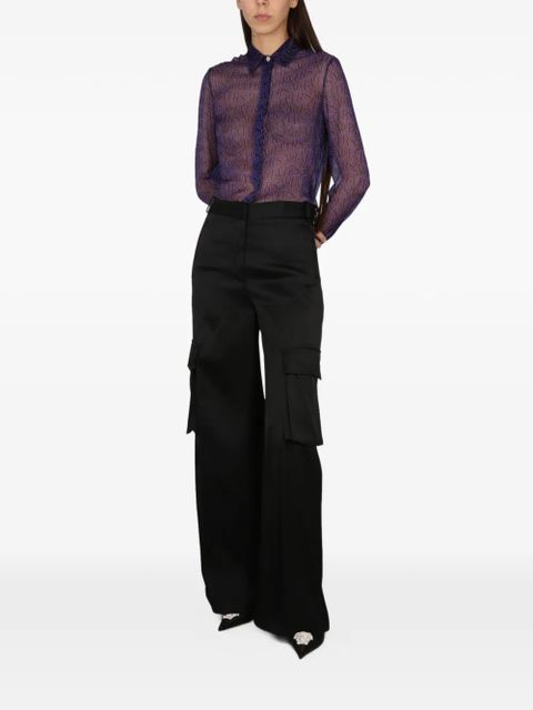 Versace cargo duchesse trousers - Black - zdjęcie produktu nr 2