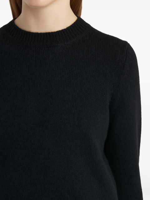 KHAITE Leta crewneck knitwear - Black
