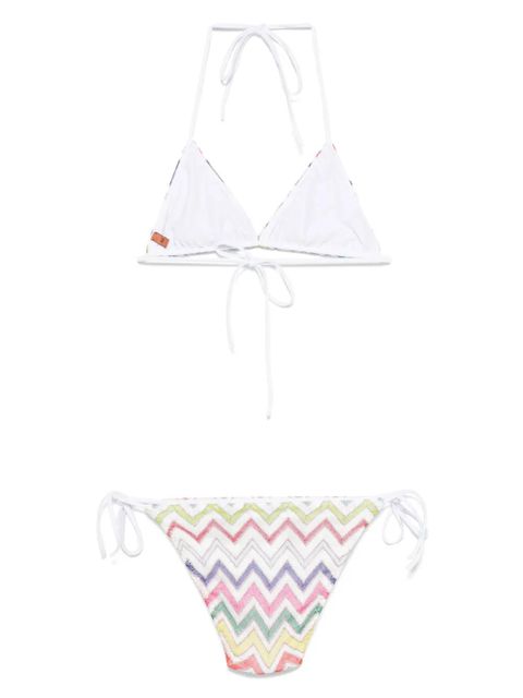 Missoni zigzag-print bikini - White - zdjęcie produktu nr 2