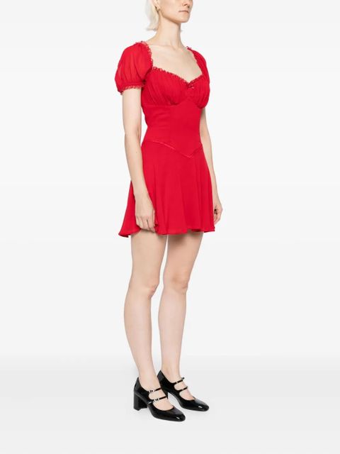 Reformation Ondine dress - Red - zdjęcie produktu nr 2