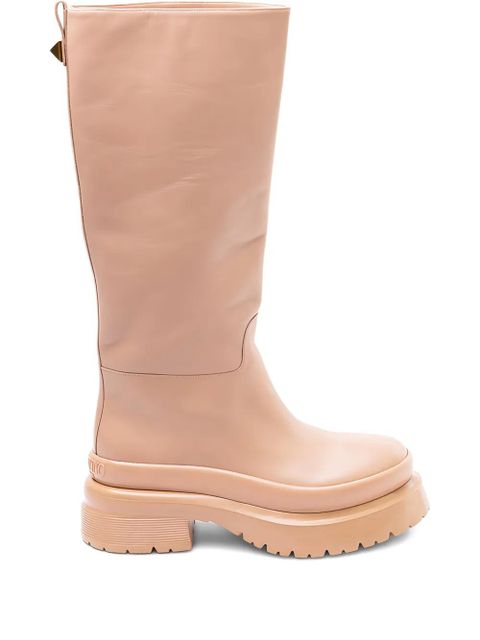 Valentino Garavani platform-sole boots - Neutrals - zdjęcie produktu nr 1