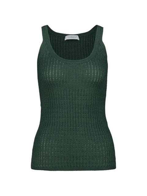 Gabriela Hearst Nevin pointelle tank top - Green - zdjęcie produktu nr 1