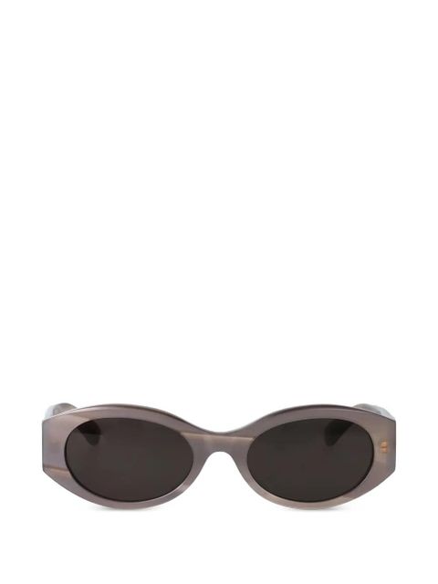 Balenciaga Eyewear oval-frame sunglasses - Grey - zdjęcie produktu nr 1