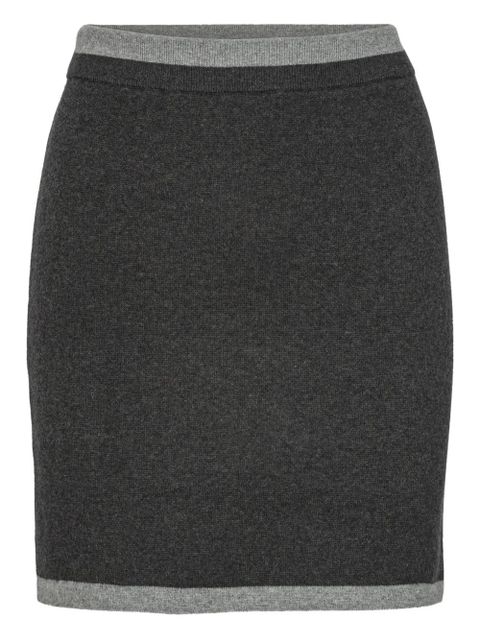 ROTATE BIRGER CHRISTENSEN cotton mini skirt - Grey - zdjęcie produktu nr 1