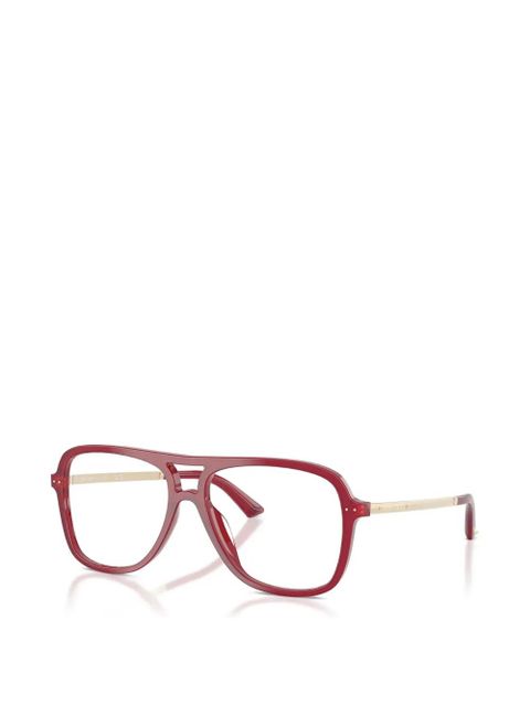 Jimmy Choo pilot metal glasses - Red - zdjęcie produktu nr 2