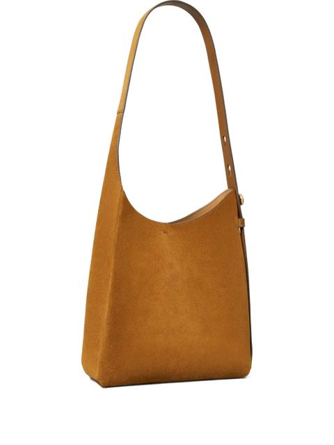 Tory Burch small Romy suede tote bag - Brown - zdjęcie produktu nr 1