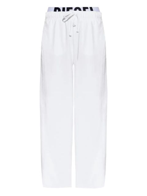 Diesel Leslie-D-Pop drawstring waistband track pants - White - zdjęcie produktu nr 1