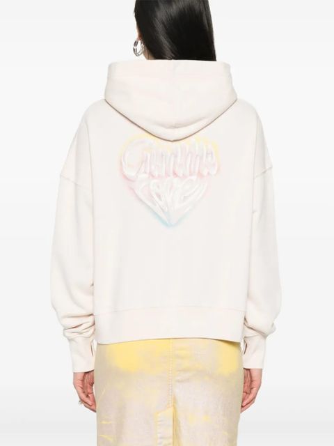 Zadig&Voltaire Mia logo-print cotton hoodie - Pink