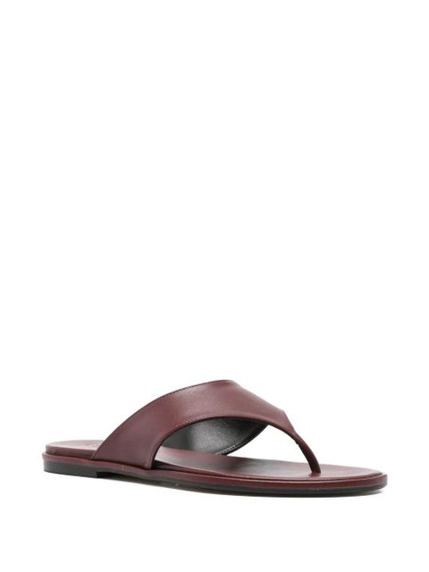 Aeyde Amaya nappa leather flip flops - Red - zdjęcie produktu nr 2