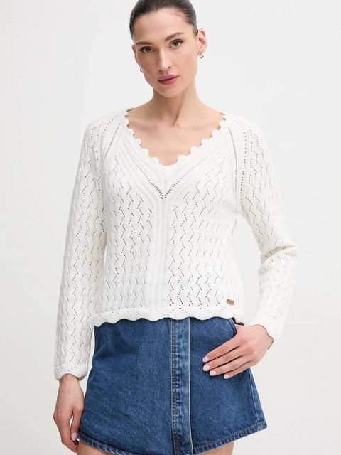 Pepe Jeans spódnicospodnie REGULAR SKORT HW damskie kolor niebieski gładkie high waist PL801187ID3