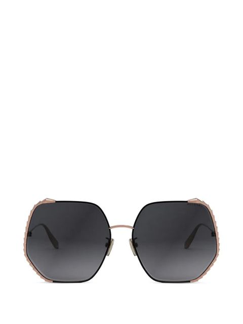 Bvlgari Serpenti geometric-frame sunglasses - Pink - zdjęcie produktu nr 1