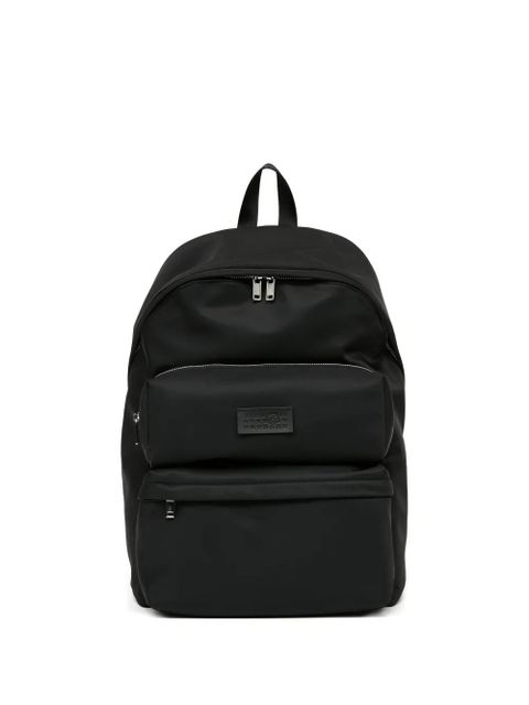 MM6 Maison Margiela numbers-patch backpack - Black - zdjęcie produktu nr 1