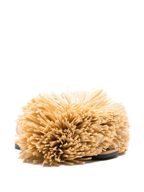 Moschino pompom slingback sandals - Neutrals - zdjęcie produktu nr 2