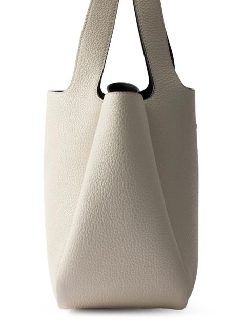 Prada small leather tote bag - White