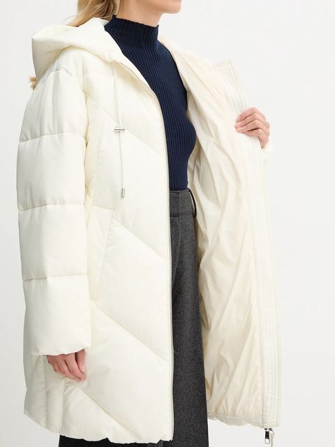 BOSS Orange kurtka kolor beżowy zimowa 50548027