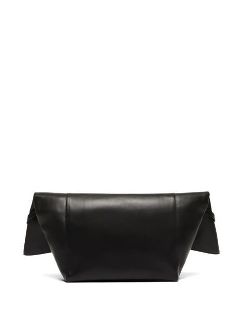 Max Mara folded leather crossbody bag - Black - zdjęcie produktu nr 2