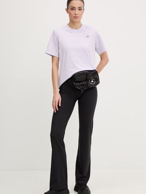 adidas by Stella McCartney t-shirt treningowy damski z bawełną - zdjęcie produktu nr 1