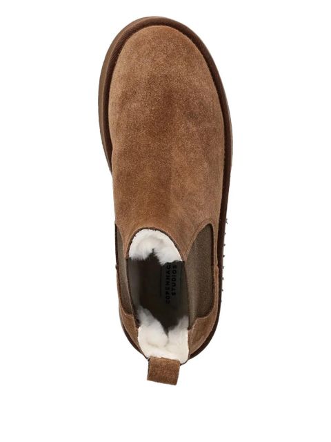 Copenhagen platform chelsea boots - Brown